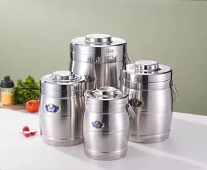 Hot <span class=keywords><strong>b</strong></span>án thép không gỉ nhiệt Hộp Ăn Trư<span class=keywords><strong>a</strong></span> Bento Hộp Ăn Trư<span class=keywords><strong>a</strong></span> thép không gỉ container với nắp - Product Image 4