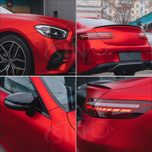 Film de protection de voiture en <span class=keywords><strong>vinyle</strong></span> PVC chromé mat rouge, durable, résistant aux rayures, changeant de couleur, avec canaux d'air, pour extérieur - Product Image 5