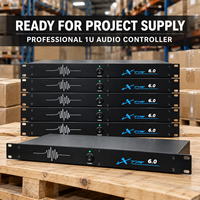 Processeur audio numérique XTR6.0 6x6 DSP avec suppression de rétroaction pour microphones de conférence, salles de réunion et systèmes de sonorisation PA