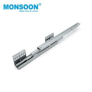 Furniture Hardware Undermount Ultra <b>Thin</b> Metal Slim Drawer Box Kitchen Storage Soft Closing Drawer System for Kitchen <b>Cabinets</b> - Product Image 3