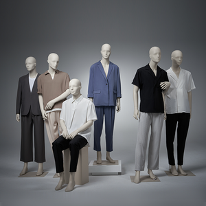 Penjualan terlaris manekin pria kelas atas serat kaca seluruh tubuh dengan Matte selesai realistis warna kulit pajangan jendela Dummy - Product Image 3