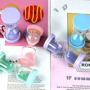 นาฬิกาทรายตกแต่งบ้าน 1 3 5 10 15 30 นาที สีมาการอง นาฬิกาทรายหลากสีสำหรับห้องเรียน นาฬิกาสำหรับครู - Product Image 6