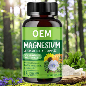 Wrightlife Oem Magnesiumglycinaat Chelaat Complex Capsules Voedingssupplement Gezondheid Voeding - Product Image 2