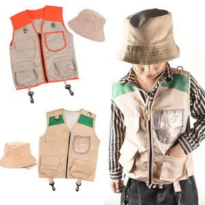 <span class=keywords><strong>Disfraz</strong></span> <span class=keywords><strong>de</strong></span> Explorador para Niños con Chaleco y Sombrero, Chaleco <span class=keywords><strong>de</strong></span> Carga Safari y Kit <span class=keywords><strong>de</strong></span> Aventura al Aire Libre para Niños, Disfraces para Juegos <span class=keywords><strong>de</strong></span> Simulación - Product Image 1