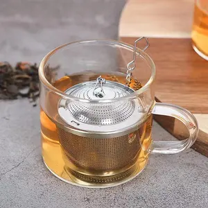Stainless Steel Dishwasher Safe Bottle Herbal Mesh Tea Infuser Strainer