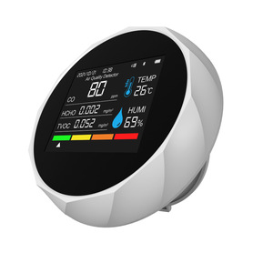 Air Quality Monitor OLED Display CO TVOC HCHO Temp Humidity Detector Portable Indoor Outdoor Use - Product Image 1