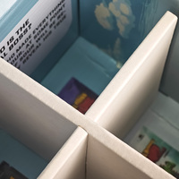 Boîte d'emballage en carton ondulé avec insert divisé, impression personnalisée du logo, laminage brillant, pour sachets de snacks, bonbons, cadeaux, envoi postal