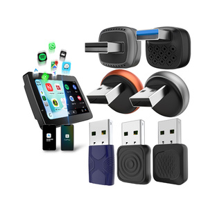 อะแดปเตอร์ Oem Odm อัปเกรด 2 in 1 Carplay Dongle Android Auto แบบมีสาย แปลงเป็นไร้สาย Carlinkit Ai Box สำหรับ Apple - Product Image 1