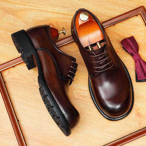 Mocasines de Cuero para Hombre, Modelo 2026, con Suela de Goma Suave, Parte Superior de Cuero Vacuno de Primera Calidad, Estilo Casual para Otoño - Product Image 1