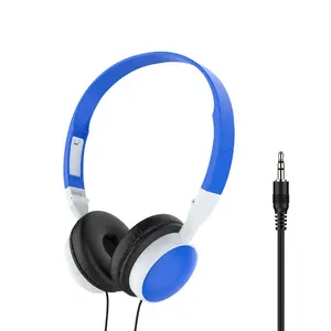 Manufacturer prices headband premium sound quality customized logo convenient using headset noise cancelling 3.5mm wire earbuds