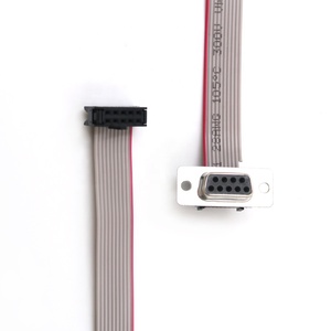 <span class=keywords><strong>D</strong></span>-<span class=keywords><strong>SUB</strong></span> DB9 9 pin nam kết nối với IDC nữ 2.54 mét 10 Pin <span class=keywords><strong>Flat</strong></span> Ribbon Cable - Product Image 1