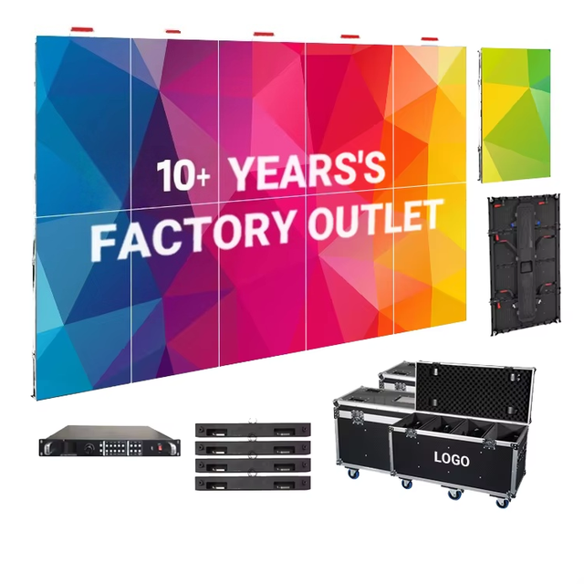 Rental LED Display Screen Corporate Exhibition Event LED Wall Panel Modular Video Wall OEM ODM Manufacturer