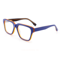 Gafas de lectura de lujo para hombre con montura óptica cuadrada de aro completo, diseño de diamante, marca FSRG, lo último en moda 2026