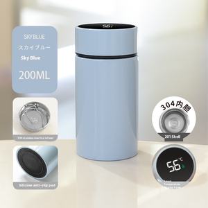 Mini tasse thermos intelligente Design moderne 200ml en acier inoxydable 304 Bouteille de voyage sous vide thermique chaude en acier inoxydable - Product Image 2