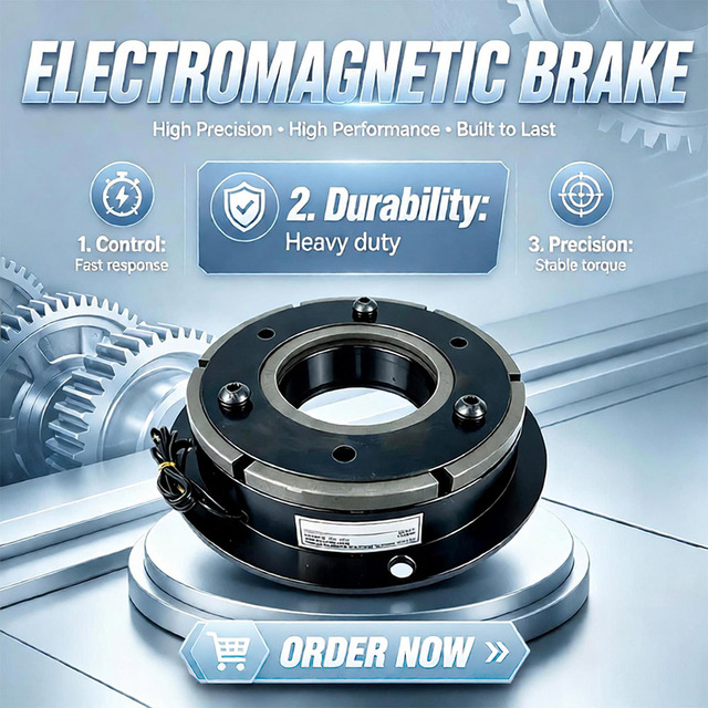 24V BLDC Electromagnetic Brake Motor & Pneumatic Disc Brake for Wind Turbine