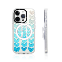 Coque de téléphone magnétique personnalisée en TPU écologique avec motif cœur, support de bureau et poignée, pour iPhone 18 17 – Fabricant d'origine