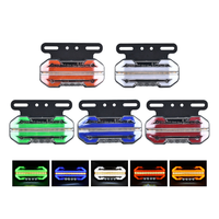 Feux de position latéraux à flux optique guidé 24V LED pour camions remorques indicateurs de largeur feux de dégagement