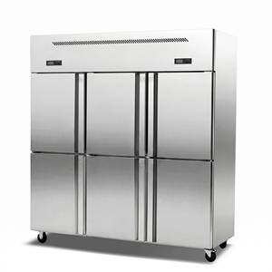 Congélateur vertical commercial 201 304 pour cuisine, réfrigérateur-congélateur pour supermarché, porte en acier inoxydable, prix usine - Product Image 5