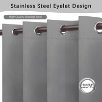 Rideaux d'extérieur imperméables pour patio, pergolas, porches et terrasses, design élégant et robuste pour protéger votre espace extérieur
