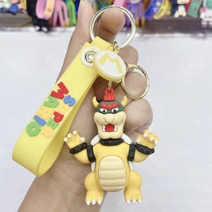 Jeu <span class=keywords><strong>Mario</strong></span> <span class=keywords><strong>Bros</strong></span> Luigi Champignon Personnage Poupées Dessin Animé SuperMario Porte-clés 3D <span class=keywords><strong>Mario</strong></span> Anime Porte-clés Caoutchouc Vente en gros - Product Image 4