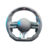 Volant sport en fibre de carbone, amélioré et modifié, adapté aux Mercedes-Benz Dragon-fly A-M-G