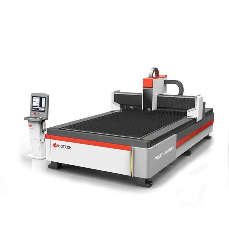 CNC Laser apparecchiature laser di Fabbricazione Industriale 1000w in fibra di taglio laser Wuhan HGTECH