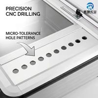 Sistema de Suspensión para Caja de Control CNC Hengrong HMI, Profundidad de 140mm/210mm, Pantalla Táctil, Interfaz Hombre-Máquina