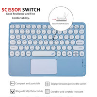 Clavier sans fil TASSO BT en plastique, pour téléphone, tablette, ordinateur portable, 9,7-11 pouces, utilisation sur ordinateur de bureau, silencieux, ultra fin, design ergonomique