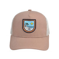 Casquette de camionneur sportive personnalisée à 5 panneaux, profil bas, pour homme, style hip-hop, en toile et maille, avec patch en caoutchouc, pour usage extérieur