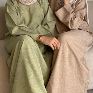 Bonne qualité L Modeste Mode L <span class=keywords><strong>Robe</strong></span> de famille Service OEM Baju Wanita - Product Image 5