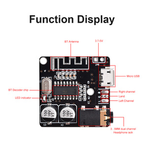 Micro USB VHM-314 <span class=keywords><strong>Bluetooth</strong></span> Âm Thanh Receiver Hội Đồng Quản Trị <span class=keywords><strong>Bluetooth</strong></span> 4.1 5.0 Xe Loa MP3 Lossless Bộ Giải Mã Âm Nhạc Stereo Mô-đun - Product Image 5