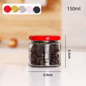 Bocaux en verre à couvercle métallique pour confiture, cornichons et miel, 100ml, 150ml, 100g, 195ml, 195g, 8 oz, 240ml, 350ml, 450ml, 450g, 500ml – Prix abordable - Product Image 3