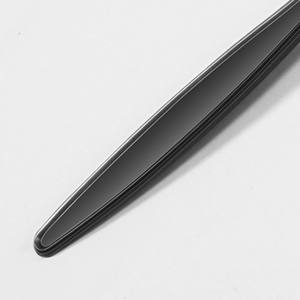 1000 fourchettes en plastique noir jetables, couverts pour restaurants, traiteurs, plats <span class=keywords><strong>à</strong></span> emporter, extra résistantes, en PP biodégradable, modernes - Product Image 4