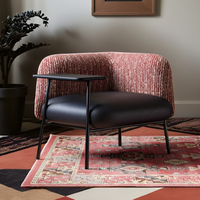 Fauteuil individuel en cuir de luxe de style italien pour salon et café, chaise de loisirs moderne et minimaliste multifonctionnelle