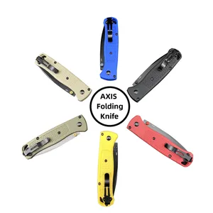 535 Nylon Glass Fibre Handle Folding Knife Drop Point Blade Camping Tactical Pocket Knives