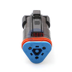 ชุดสายไฟ<span class=keywords><strong>3</strong></span>ขา DT06-3S-EP10 DT ชุดสายไฟตัวเชื่อมต่ออัตโนมัติปลั๊กกันน้ำพร้อมฝาครอบแบน - Product Image 5