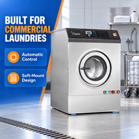 Mesin Cuci Ekstraktor Komersial dengan Desain Soft Mount, Kontrol Otomatis, Pintu Bukaan Depan, dan Mesin Cuci Laundry Industri