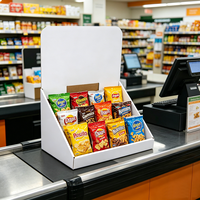 Boîte de présentation en carton ondulé blanc, recyclable, qualité alimentaire, carton E Flute avec finition laminée mate écologique
