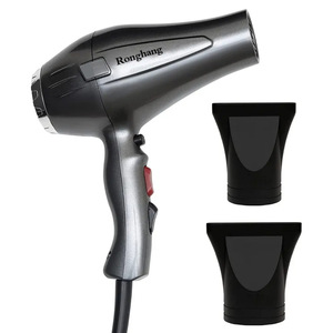 ไดร์เป่าผม 2400W ความเร็วสูง ระดับซาลอน พร้อมหัวเป่าแบบหมุน สีดำและสีเทา - Product Image 2