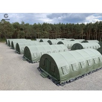 Ex-vente Milary pour les réfugiés Camping Armee Vert Camouflage Carpa Tente Tentes