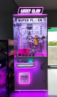 Singapour métal griffe grue Machine maquina de garras poupées receveur jeu pièce jouet Arcade grue griffe Machine griffe Machine