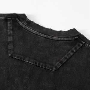 Camiseta de Manga Corta para Hombre, Color Sólido, 100% Algodón Tejido, 220 Gramos, Suave, Transpirable, Corte Regular, Informal, para Verano - Product Image 3