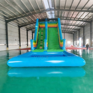 Toboggan aquatique gonflable pour adultes, vente directe d'usine, toboggan aquatique pour <span class=keywords><strong>piscine</strong></span>, toboggan aquatique gonflable pour l'extérieur - Product Image 2