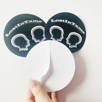 Vinyle blanc de haute qualité facile à peler PVC auto-adhésif personnalisé résistant aux UV étanche personnalisé autocollants découpés à l'emporte-pièce pour la promotion