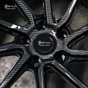 Jantes en fibre de carbone forgées 6061 T6 2 pièces personnalisées, adaptées pour Mustang, BMW M3, Nissan GTR, <span class=keywords><strong>Chevrolet</strong></span> Corvette C6 C8 Z06 - Product Image 5