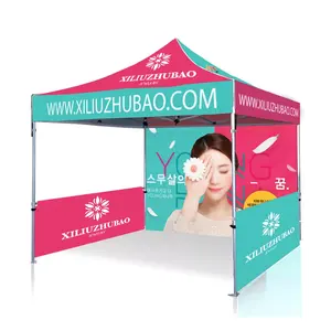 Promotion Trade Show Steel Gray Commercial Canopies Canopy Shelter Tent With Heavy Duty Roller Bag