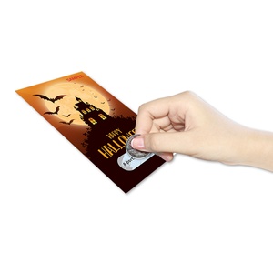 Carte à gratter personnalisée à prix avantageux pour Halloween, impression sérigraphique, jeu de tirage au sort gagnant pour promotions événementielles - Product Image 5