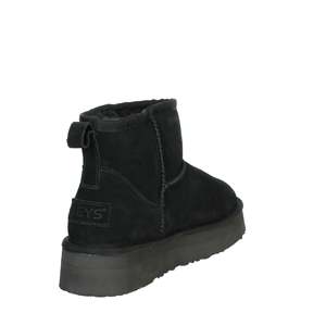 Bottines basses pour femmes K-10260 Noir Hauteur du talon 40 - Product Image 3