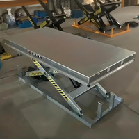 Plate-forme élévatrice CE pour usine alimentaire 304 (qualité alimentaire) Table élévatrice à ciseaux hydraulique en acier inoxydable