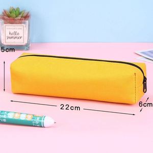 Étui à crayons personnalisé en tissu Oxford avec fermeture éclair, mignon, pour fournitures scolaires, pochette à crayons de couleur - Product Image 2
